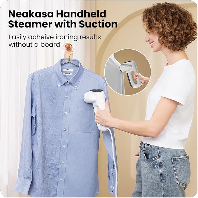 Neakasa Magic 1 Vacuum Steamer, Handheld Travel Garment Steamer - Image 2