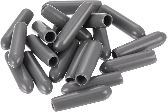 uxcell 20pcs Rubber End Caps 3mm ID Vinyl PVC Round Tube Bolt Cap Cover Screw - Image 4