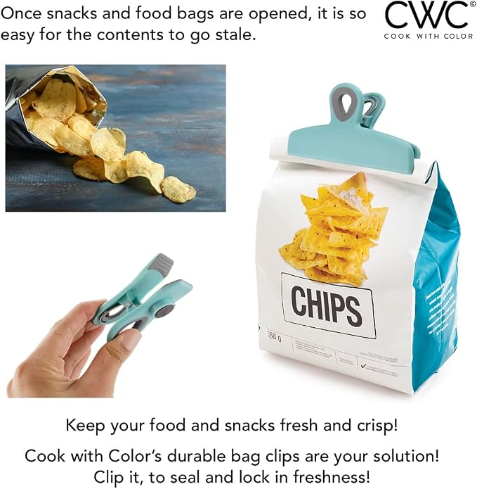 COOK WITH COLOR Bag Clips - Image 4