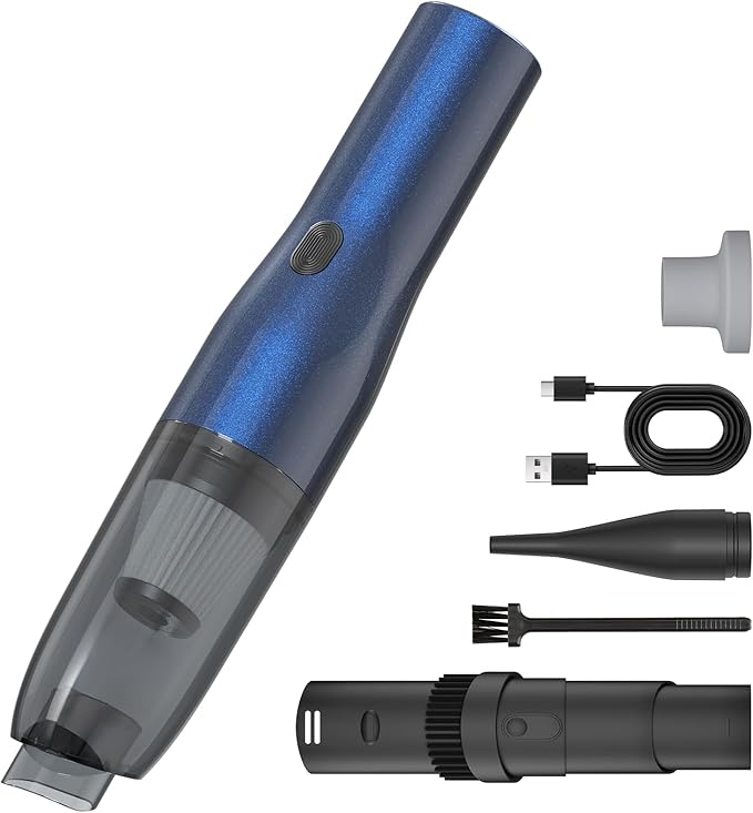 H2 Handheld Vacuum Car Vacuum, Mini Cordless Vacuum Cleaner by Unknown