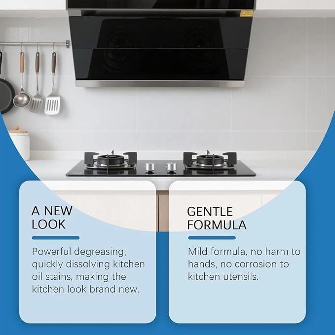 Oven cleaner Kitchen, Heavy Oil Cleaner, 2025 Upgrade Multipurpose Grease - Image 2