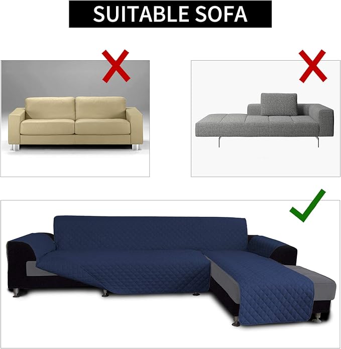 Easy-Going L Shape Couch Cover - Image 4