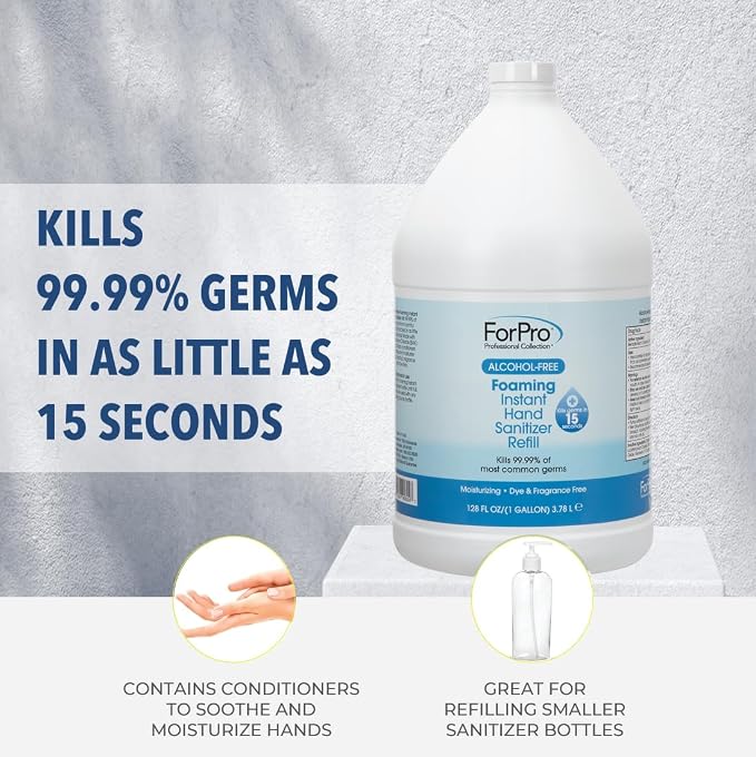 ForPro Professional Collection Alcohol-Free Foaming Instant Hand Sanitizer - Image 5