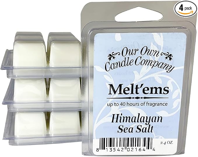 Our Own Candle Company Premium Wax Melt, Himalayan Sea Salt Scent, 6 Cubes by OurOwnCandleCompanycandles