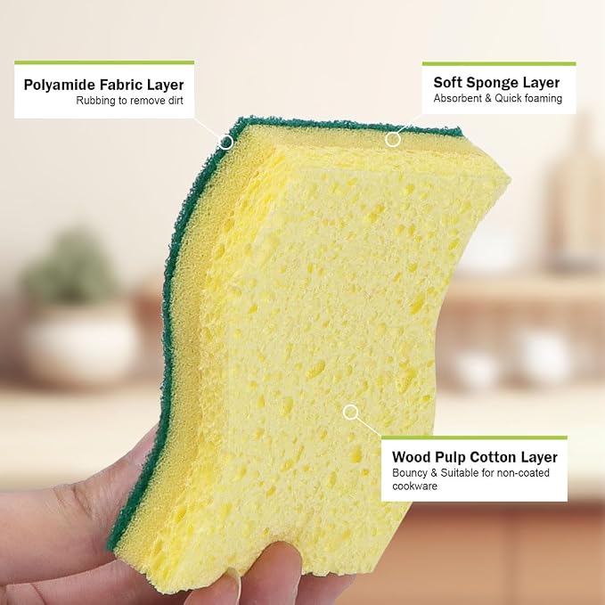 AIDEA Heavy-Duty Scrub Sponges, Sponge - Image 3