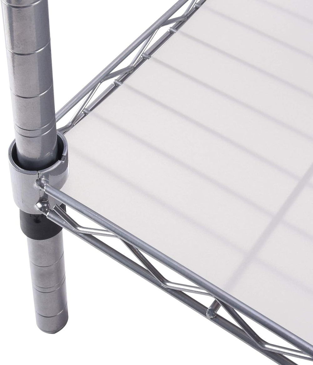Slendor Wire Shelf Liner, 18" x 48" Plastic Shelf Liners for Wire S...