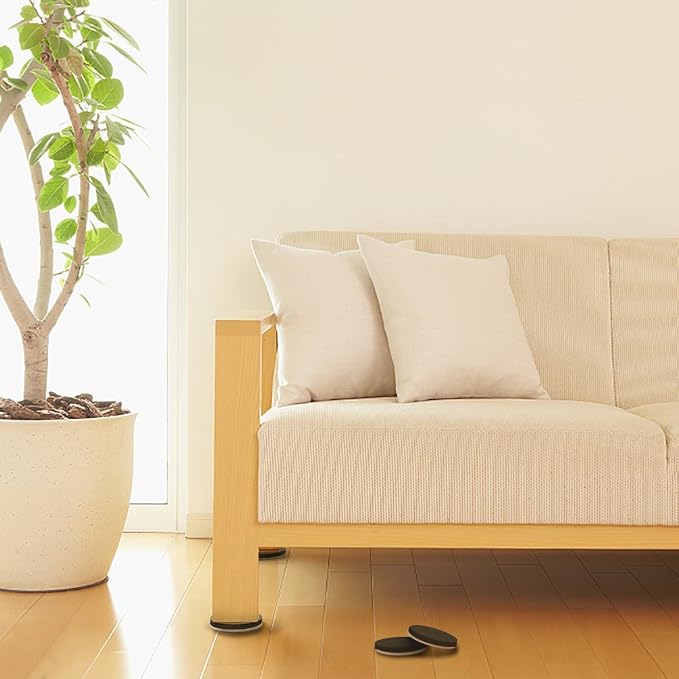 24 PCS 2.5" Felt Furniture Movers Sliders - Image 5