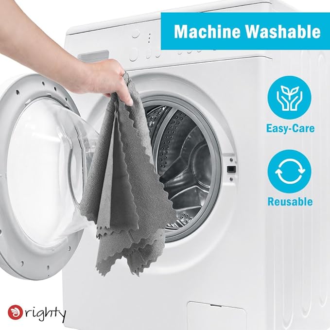 Orighty Grey Microfiber Cleaning Cloth, 50 Pack Highly Absorbent Cleaning - Image 7