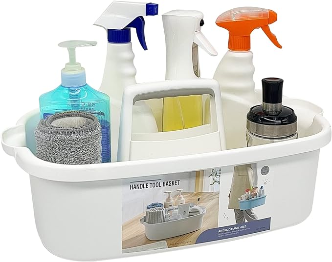Multi-Purpose Plastic Cleaning Caddy by Goderewild