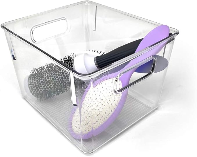 Isaac Jacobs 3-Pack Medium Clear Storage Bins - Image 2