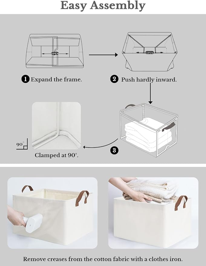StorageWorks Storage Bins, Fabric Storage Bins - Image 6