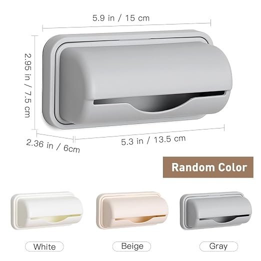 Cabilock 3Pcs Wall-Mounted Trash Bag Storage Box Adhesive Garbage Bag Containers - Image 4