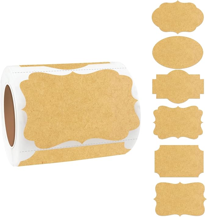 Kraft Labels Stickers by Yeachlaing