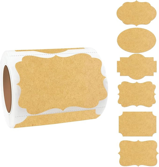 Kraft Labels Stickers by Yeachlaing