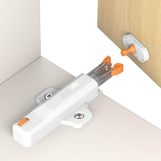 Jiayi Push to Open Door Catches Heavy Duty 2 Pack Push Opener Door Latch - Image 9