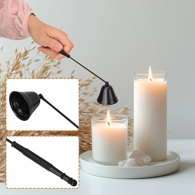 3 in 1 Candle Accessory Set, Premium Candle Wick Trimmer, Candle Snuffer - Image 5