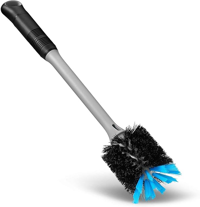 3-in-1 Bottle Brush with Straw Cleaning Brush and Nipple Cleaner, Long Handle - Image 4