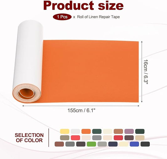 PATIKIL Leather Patches Tape for Furniture, 6.3 x 61 Inch Self Adhesive Vinyl - Image 2