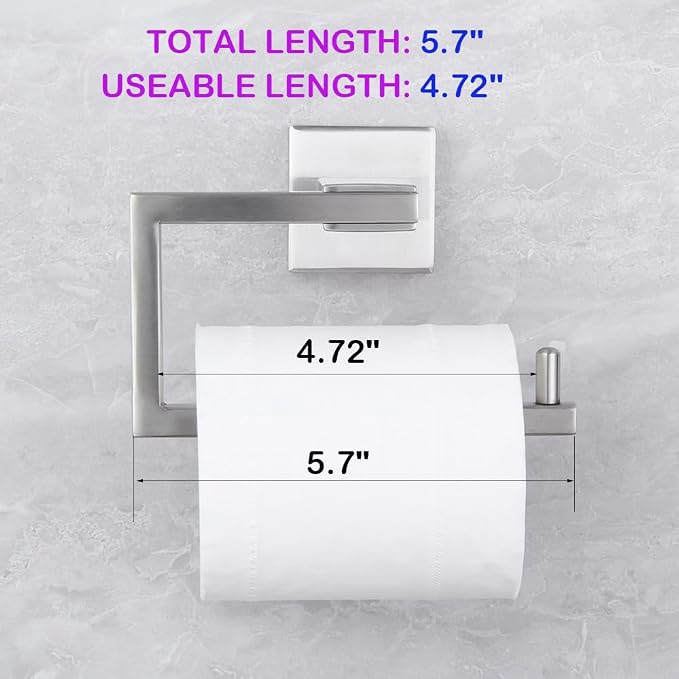 SUS304 Stainless Steel Bathroom Toilet Paper Holder Kitchen Washroom Tissue - Image 2