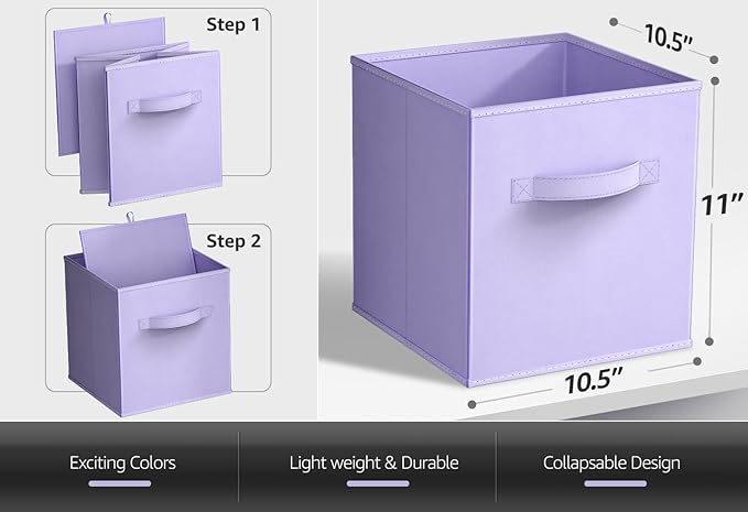 Sorbus Fabric Storage Cubes - Image 5