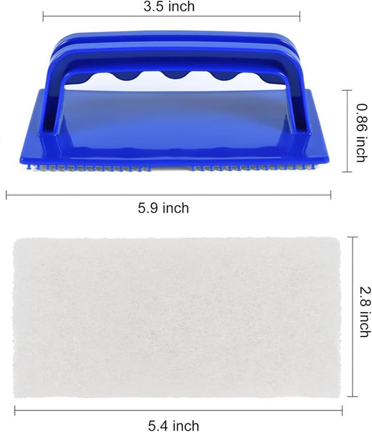 YoleShy Shower Scrubber Non-Scratch Bathtub Scrubber Heavy Duty Scrub Pad - Image 2