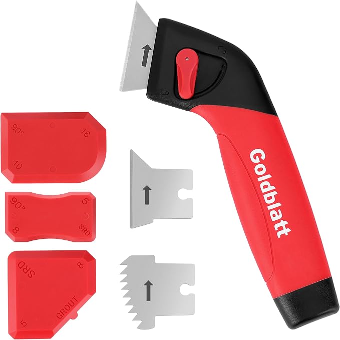 Goldblatt Caulk Remover Tool, Grout Removal Tool, Caulking Tool, Silicone by GoldblattUSA