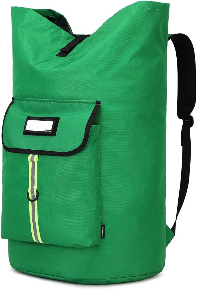 Extra-Large Heavy Duty Laundry Bag Backpack by SUOVOCK