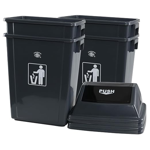 18 Gallon Plastic Trash Can by Tyminin