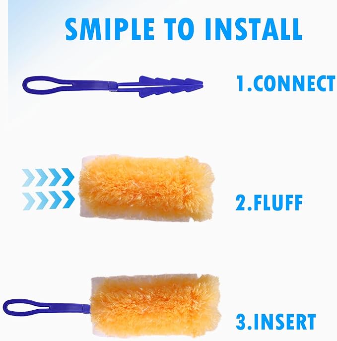 10 Count Heavy Duty Duster Kit for Swiffer Duster, Unscented Disposable Dusters - Image 4