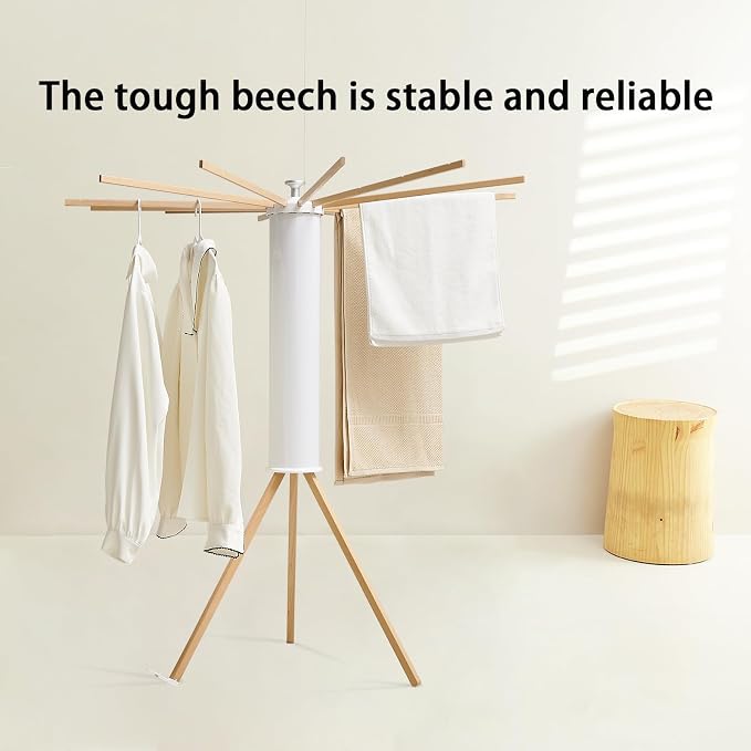 JOOM Tripod Clothes Drying Rack, Garment Rack Portable and Foldable Space - Image 4