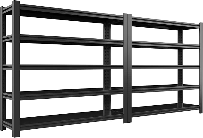 60"W Garage Shelving Heavy Duty Metal Shelving 3000LBS Storage Shelves by Howzone