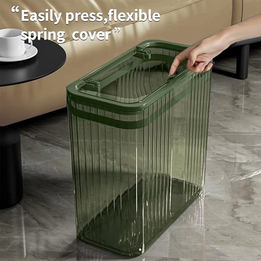 Transparent Trash Can, Bathroom Trash Cans - Image 4