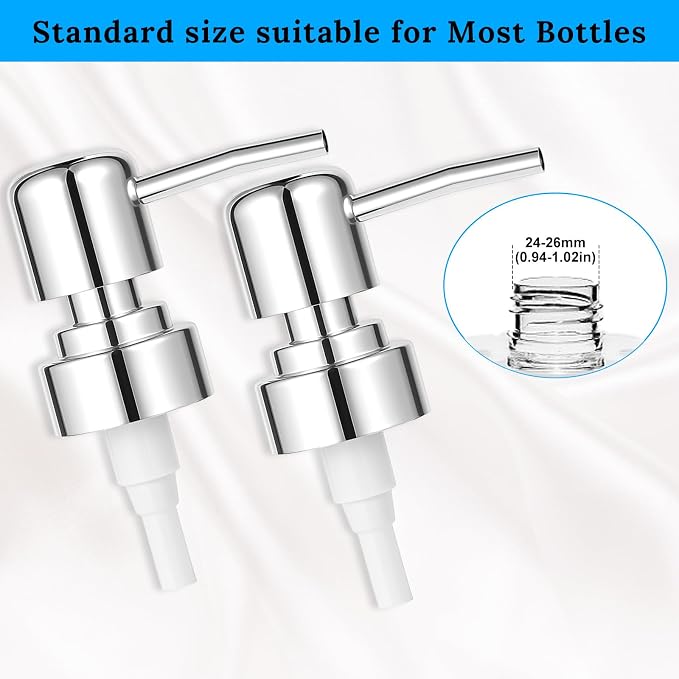 2 Pack Soap Dispenser Pump Replacement Top Dispenser Pumps Refill Dispensers - Image 6