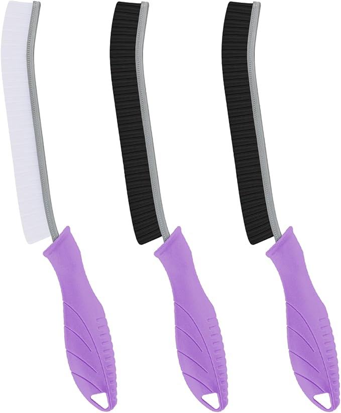 Hard Bristle Crevice Cleaning Brush-Thin Gap Scrub Brush, Small Cleaning Brush by TQRR
