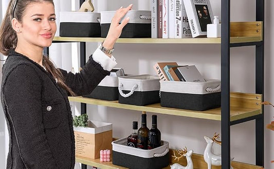 TheWarmHome Storage Bins for Shelves - Image 2