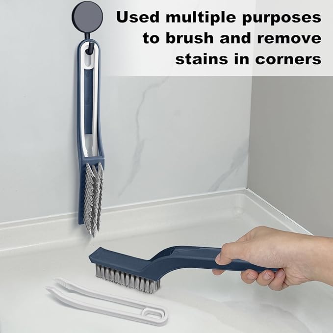 Bristle Brush - Hard Bristle Crevice Cleaning Brush Tools - Image 4