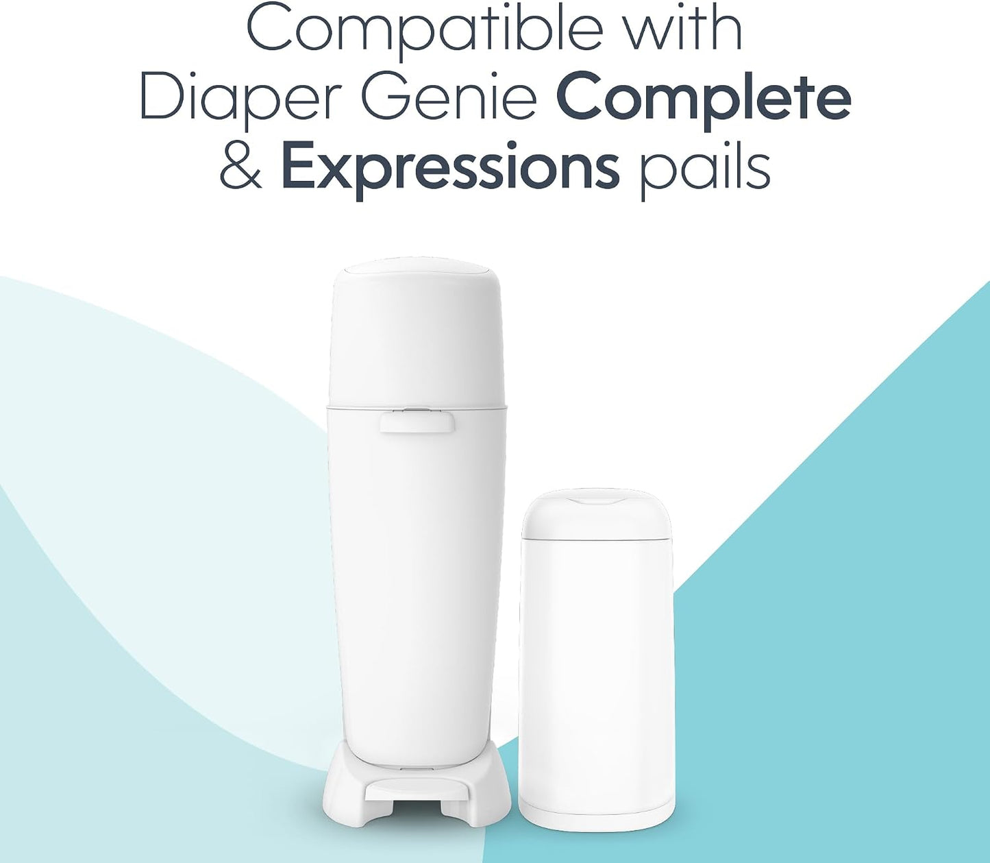 Diaper Genie Bags Refills 240 Count (Pack of 1) with Max Odor Lock | Holds Up to 240 Newborn Diapers | Fits Diaper Genie Complete | Unscented diaper pail refill bags with Max Odor Lock Technology help lock in odors and holds up to 240 newborn diapers.