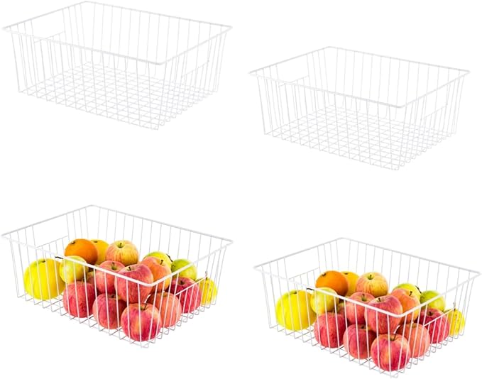 Freezer Organizer Bins, Upright Freezer Baskets by Unknown