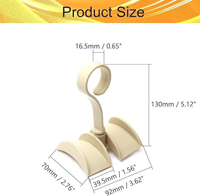 Rotating Belt Hanger 360°Rotatable Organizer 4 Hangers - Image 2