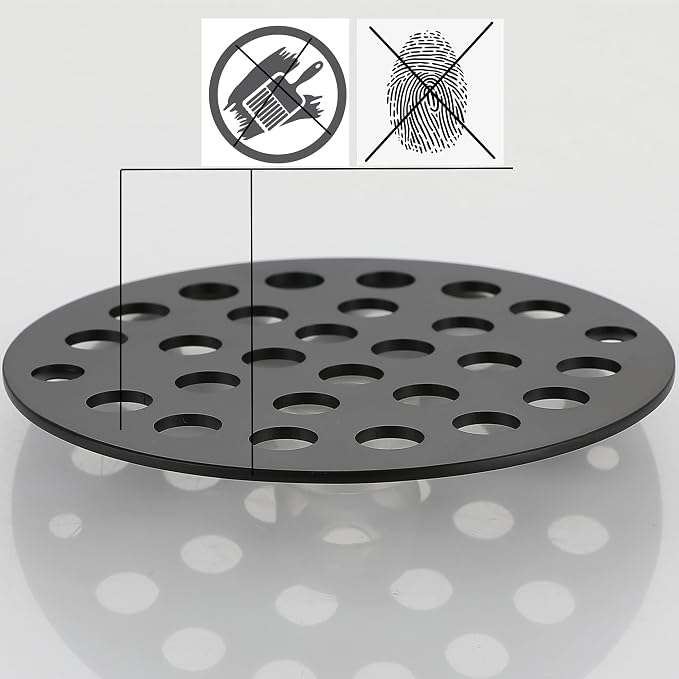 4-Inch Screw-in Shower Strainer Drain Cover Replacement Floor Strainer - Image 5
