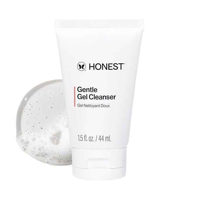 Honest Beauty Mini Gentle Gel Daily Face Cleanser | Calms, + Hydrates | Vegan + by HonestBeauty