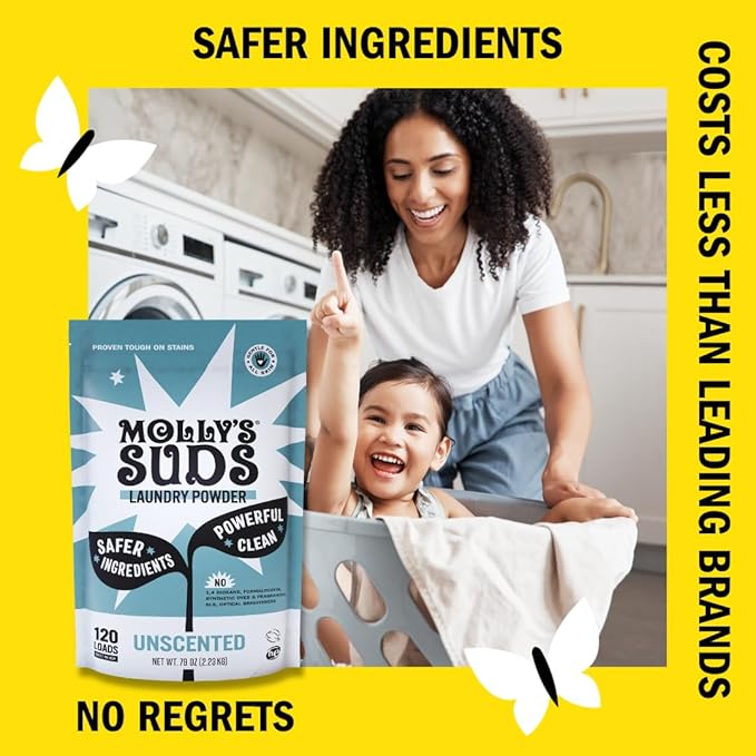 Molly's Suds Original Laundry Detergent Powder | Clean Laundry Detergent Powder - Image 4