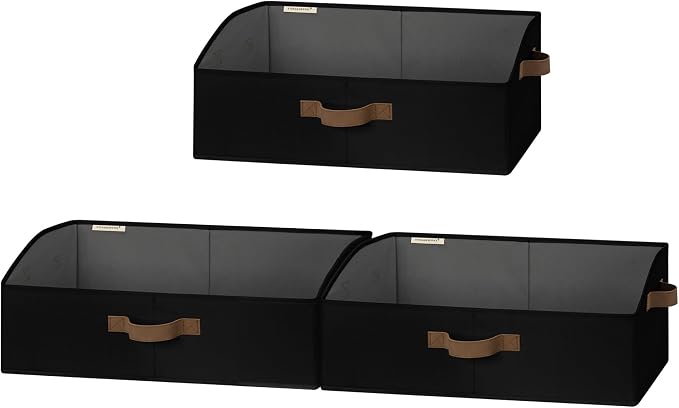StorageWorks Closet Storage Bins, Trapezoid Organizer Box by StorageWorks