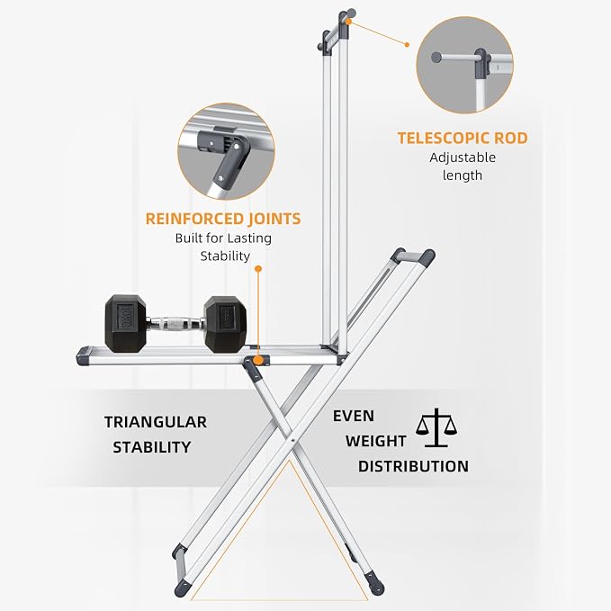 Clothes Drying Rack, Foldable Laundry Rack - Image 3