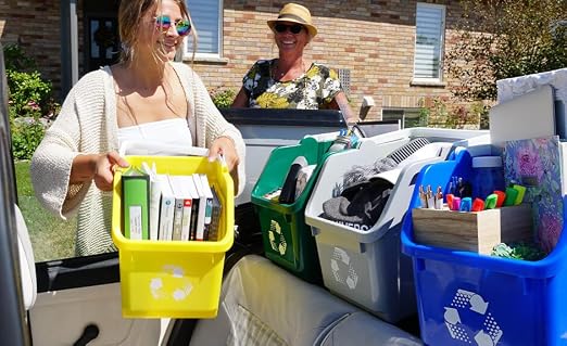6 Gallon Stackable Recycling Bins - Image 9