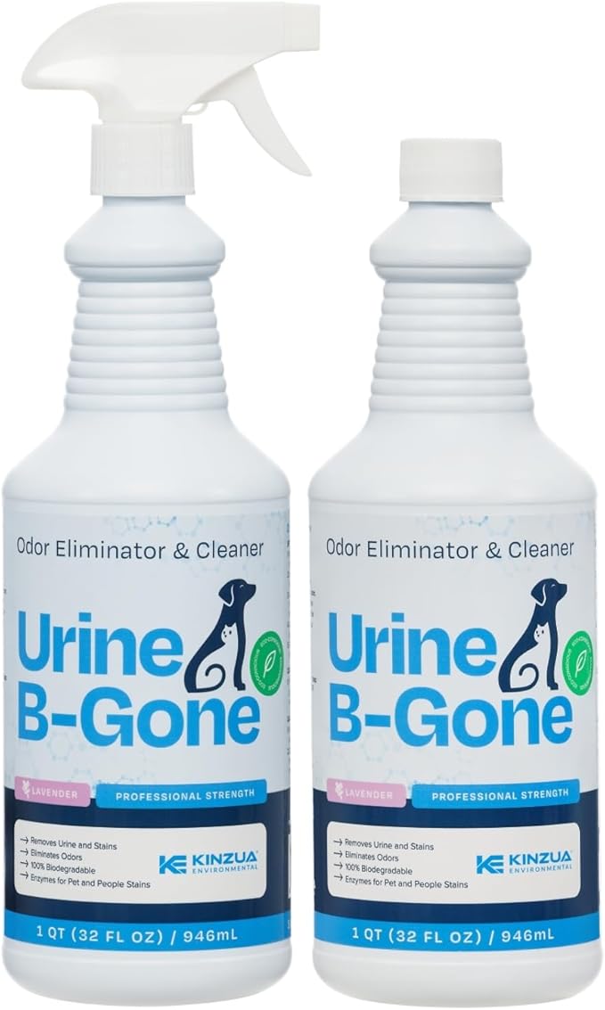 KINZUA ENVIRONMENTAL Urine B-Gone, Professional Enzyme Odor Eliminator & Pet by KinzuaEnvironmental