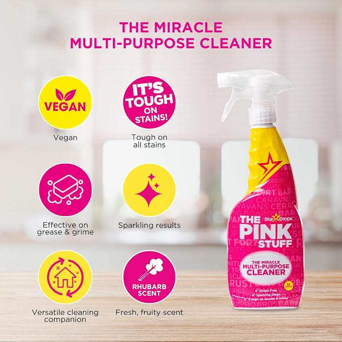 Stardrops - The Pink Stuff - The Miracle Cleaning Paste, Bathroom Foam Spray - Image 3