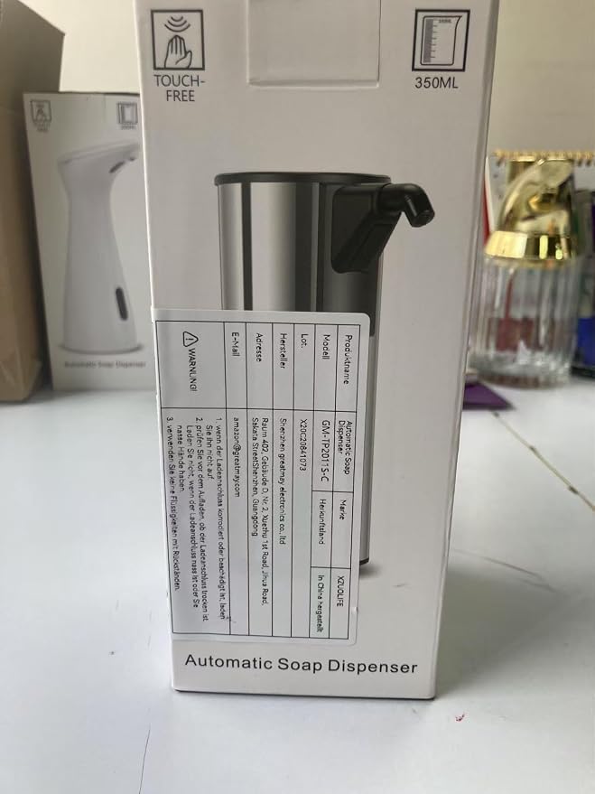 Automatic Soap Dispenser Touchless 11.8oz 4-Level Adjustment Auto Hand Soap - Image 10