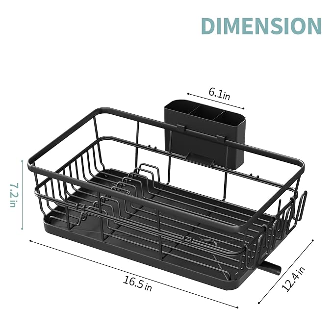 Dish Drying Rack for Kitchen Counter, Large Dish Racks - Image 8