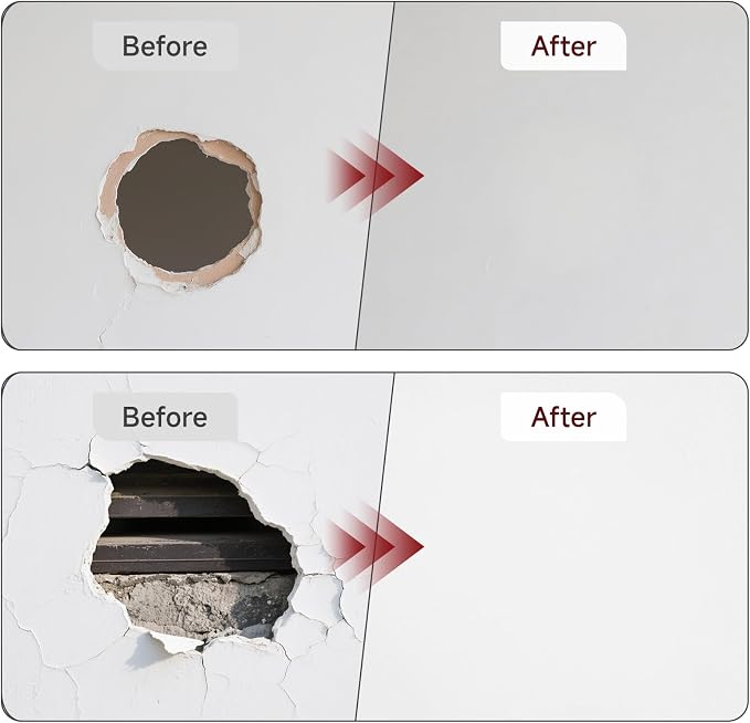 19 PCS Wall Repair Patch Kit, Aluminum Drywall Repair Patch Kit - Image 5